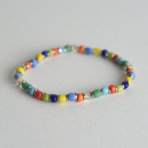 Rangi Kioo (Colored Glass) Bracelet