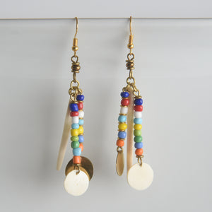 Rangi Kioo (Colored Glass) Earrings