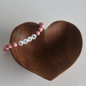 Heart Bowl & LOVE Bracelet Bundle