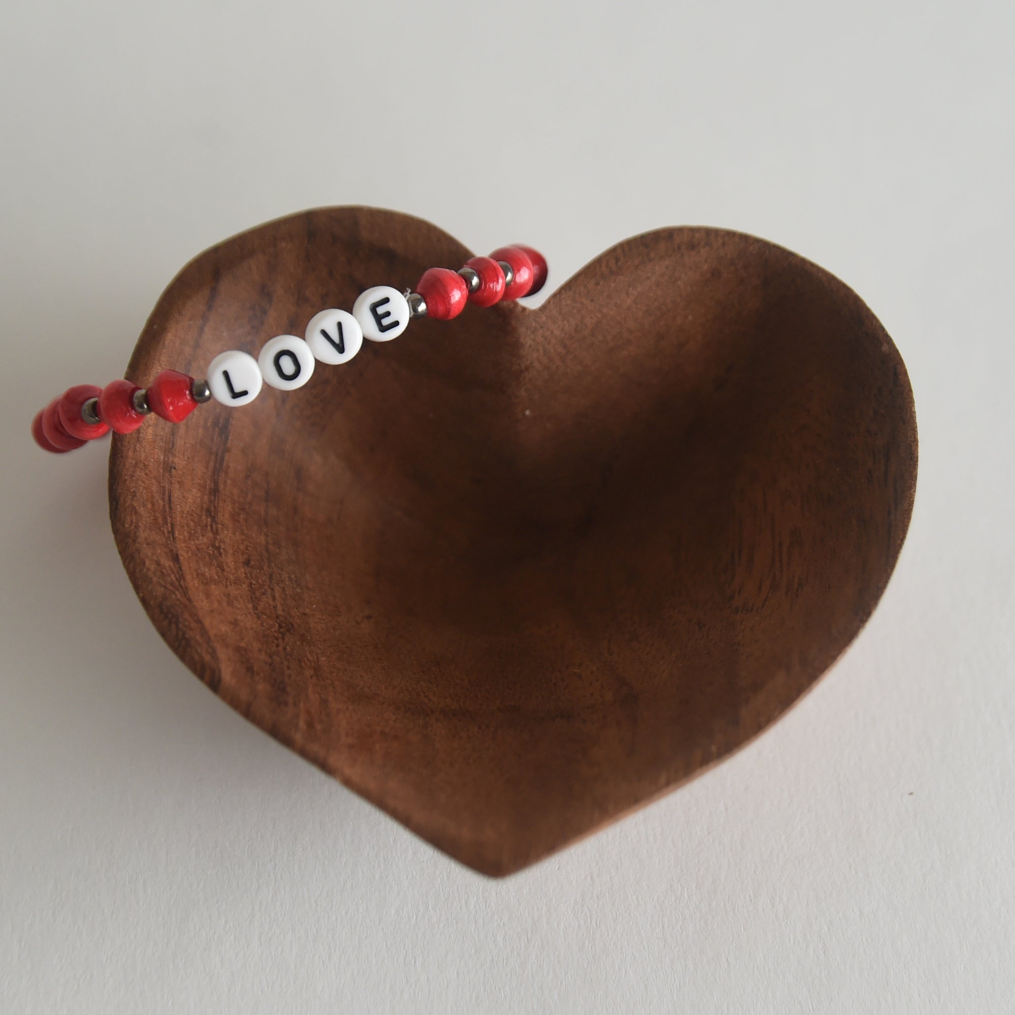 Heart Bowl & LOVE Bracelet Bundle