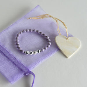 Heart Ornament & Bracelet Bundle