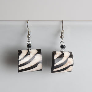 Geometric Bone Earrings