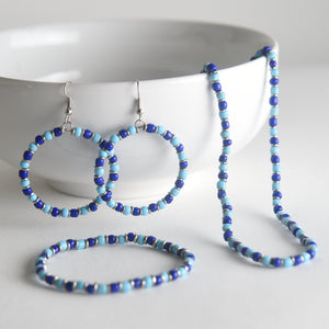 Glass Bead Jewelry Set