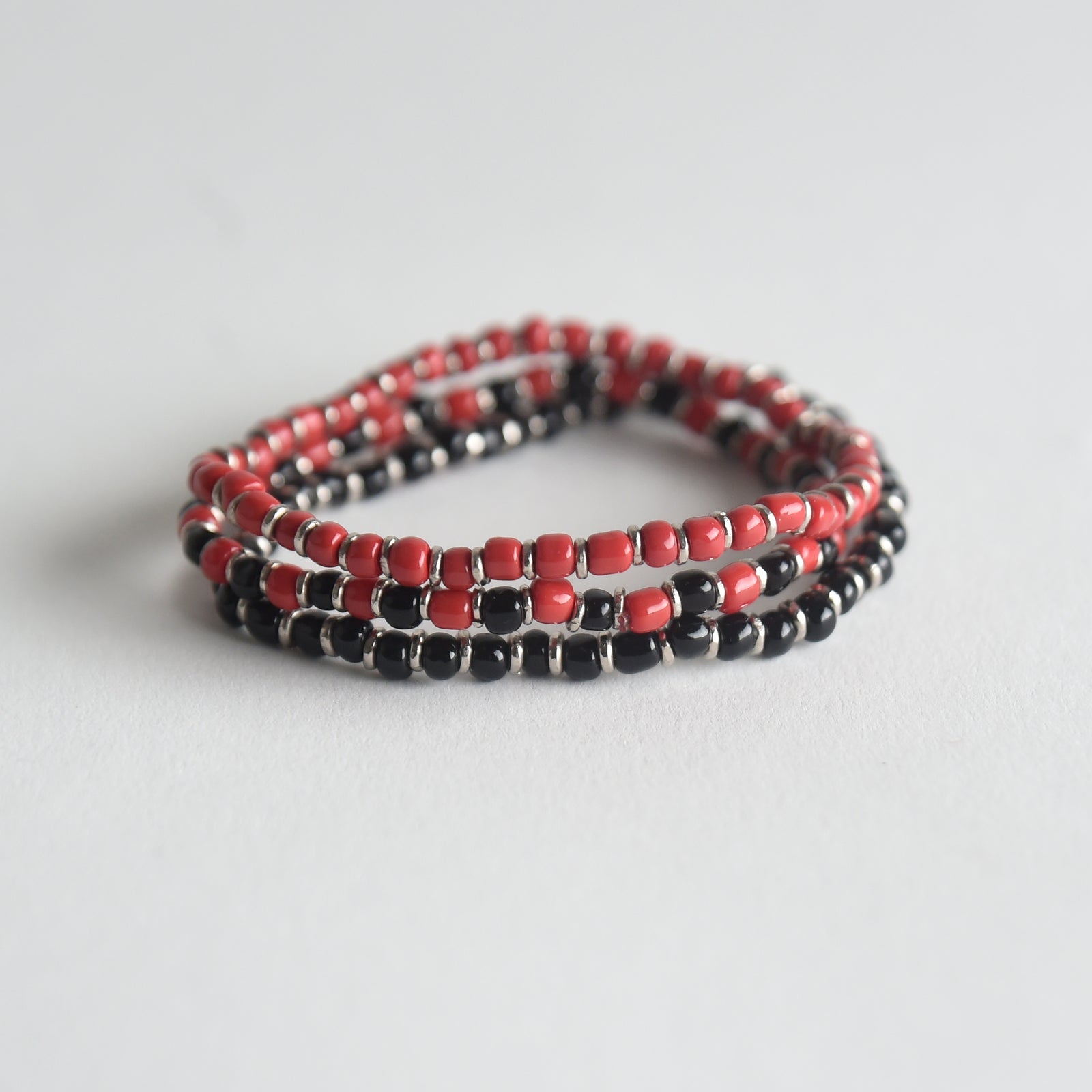 Glass Bead Bracelets (Set of 3)