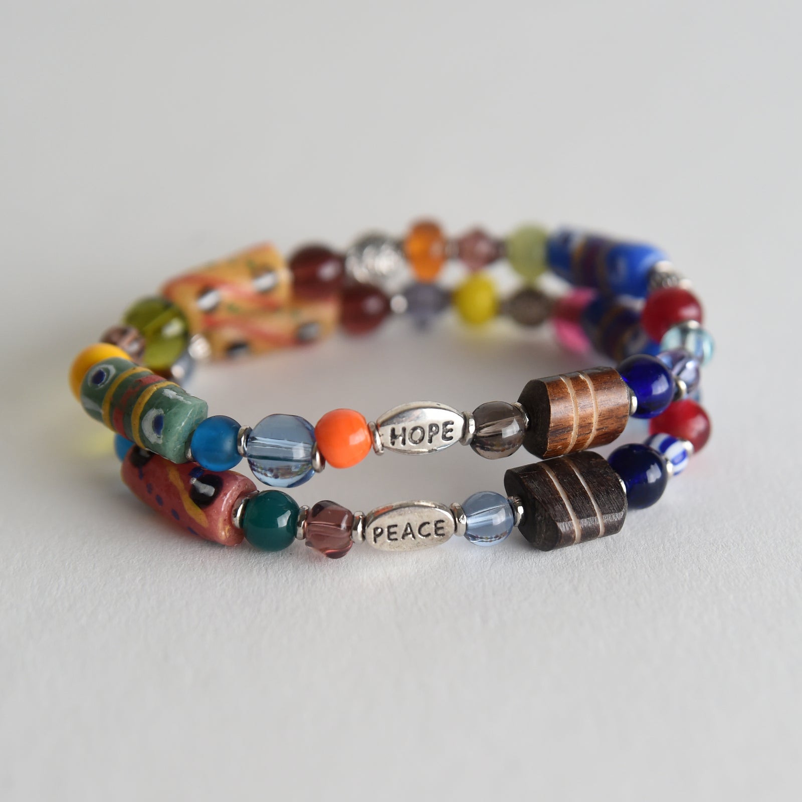 Lawot (Traveler) Glass Bead Bracelet