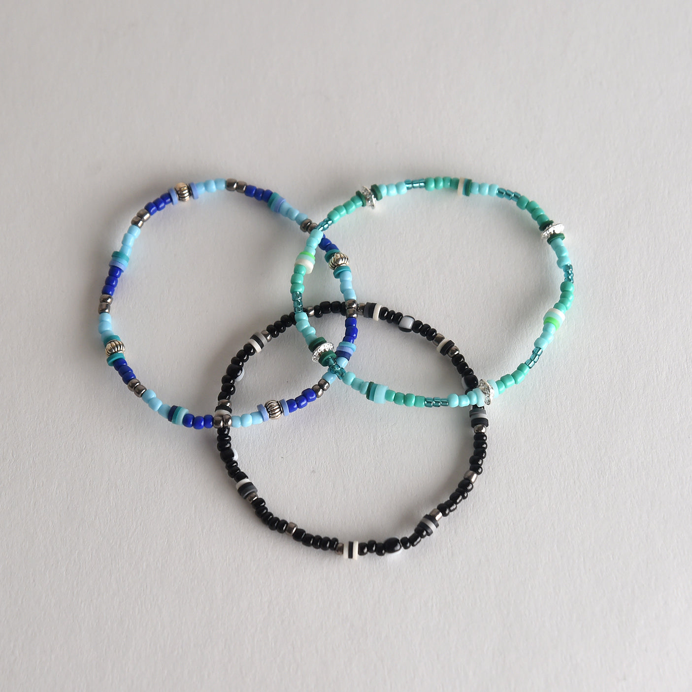 Mixed Media Seed Bead Bracelets