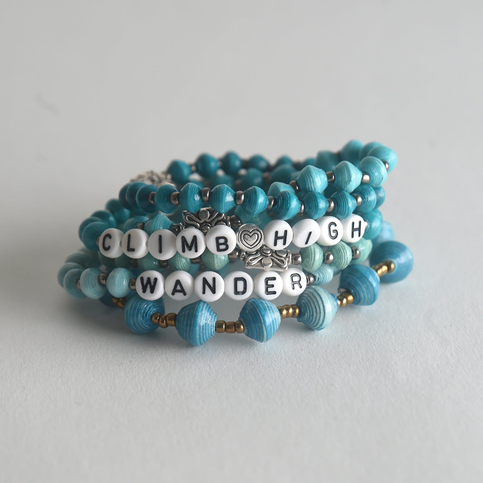Climb High + Wander Bracelet Set