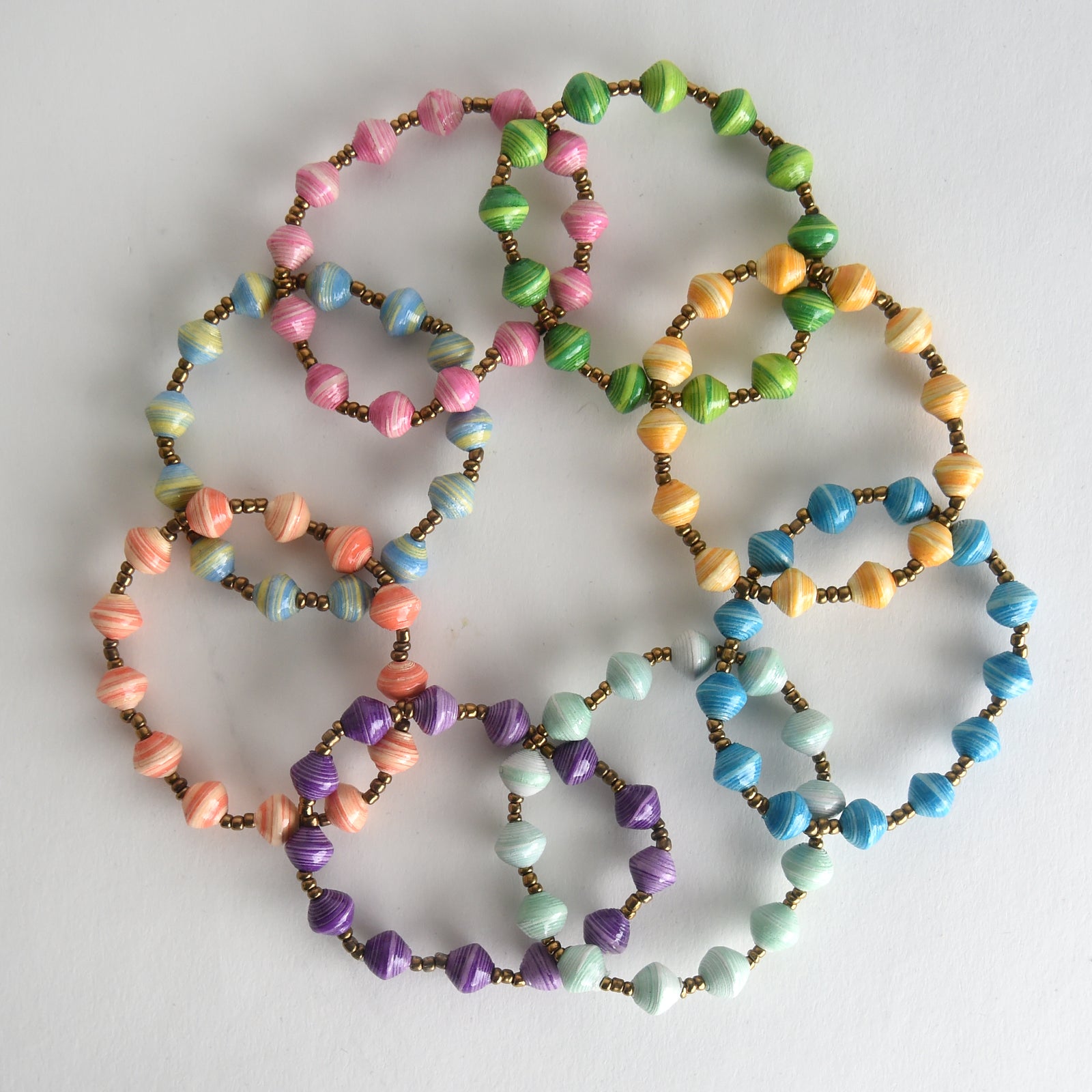 Striped Stretchy Bracelets