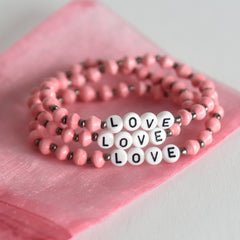 Pink LOVE Bracelet - Project Have Hope