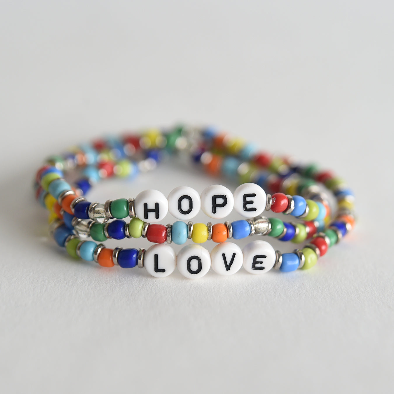 Rangi Kioo (Rainbow Glass) Bracelets