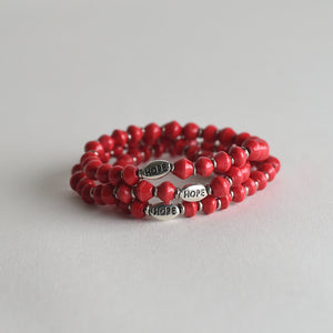 Heart Disease Awareness Bracelet