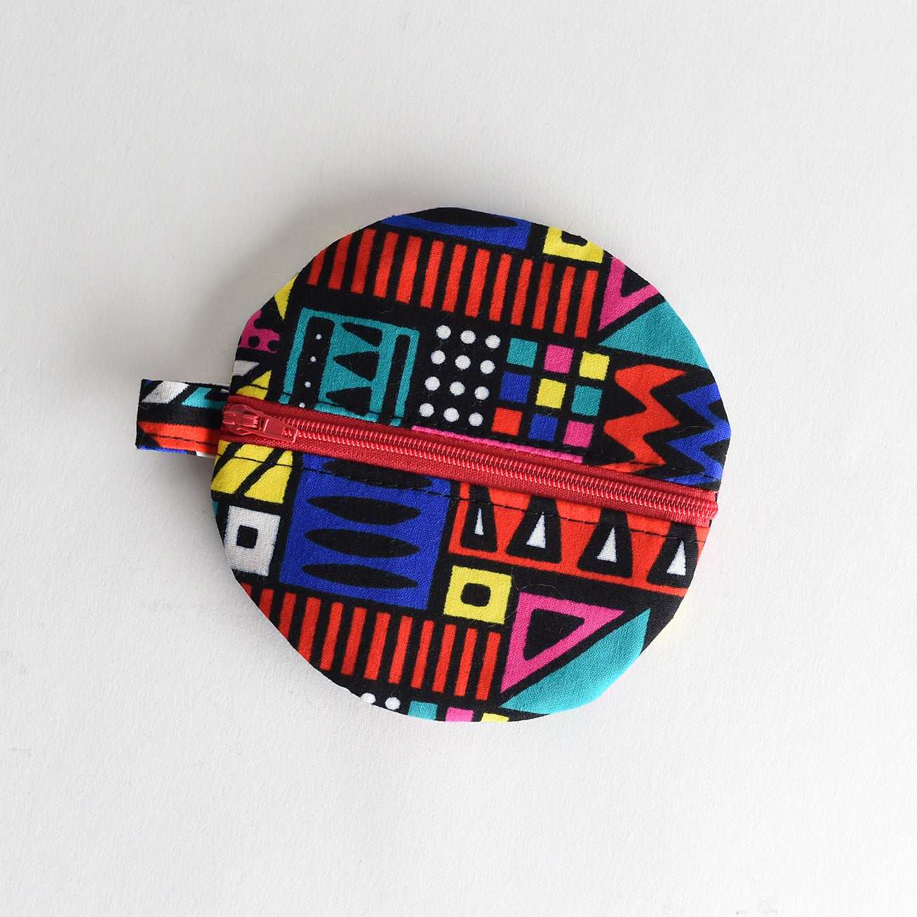 Handmade Round Fabric Coin Purse