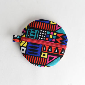 Handmade Round Fabric Coin Purse