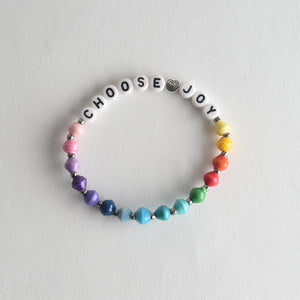 Rainbow Mantra Bracelet Collection