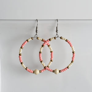 Njiwa (Dove) Hoop Earrings