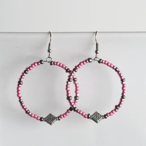 Njiwa (Dove) Hoop Earrings