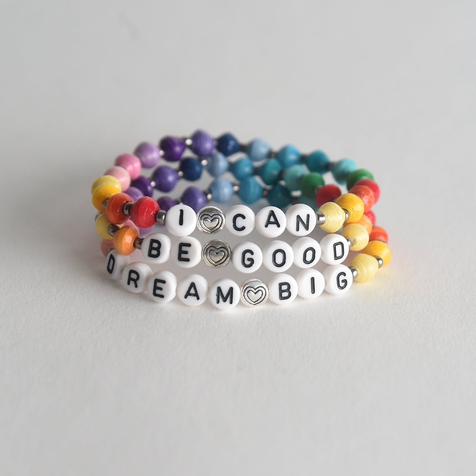 🎁 Rainbow Mantra Bracelet Collection (100% off)
