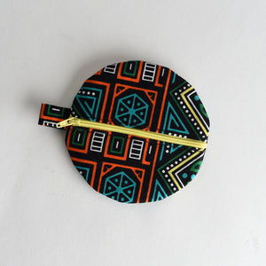 Handmade Round Fabric Coin Purse