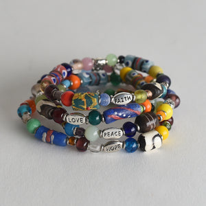 Lawot (Traveler) Glass Bead Bracelet