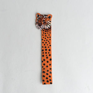 Safari Inspired Leather Bookmark