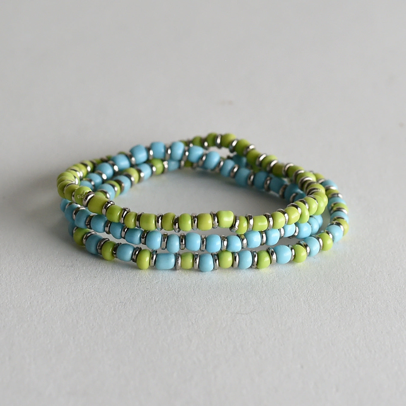 Glass Bead Bracelets (Set of 3)