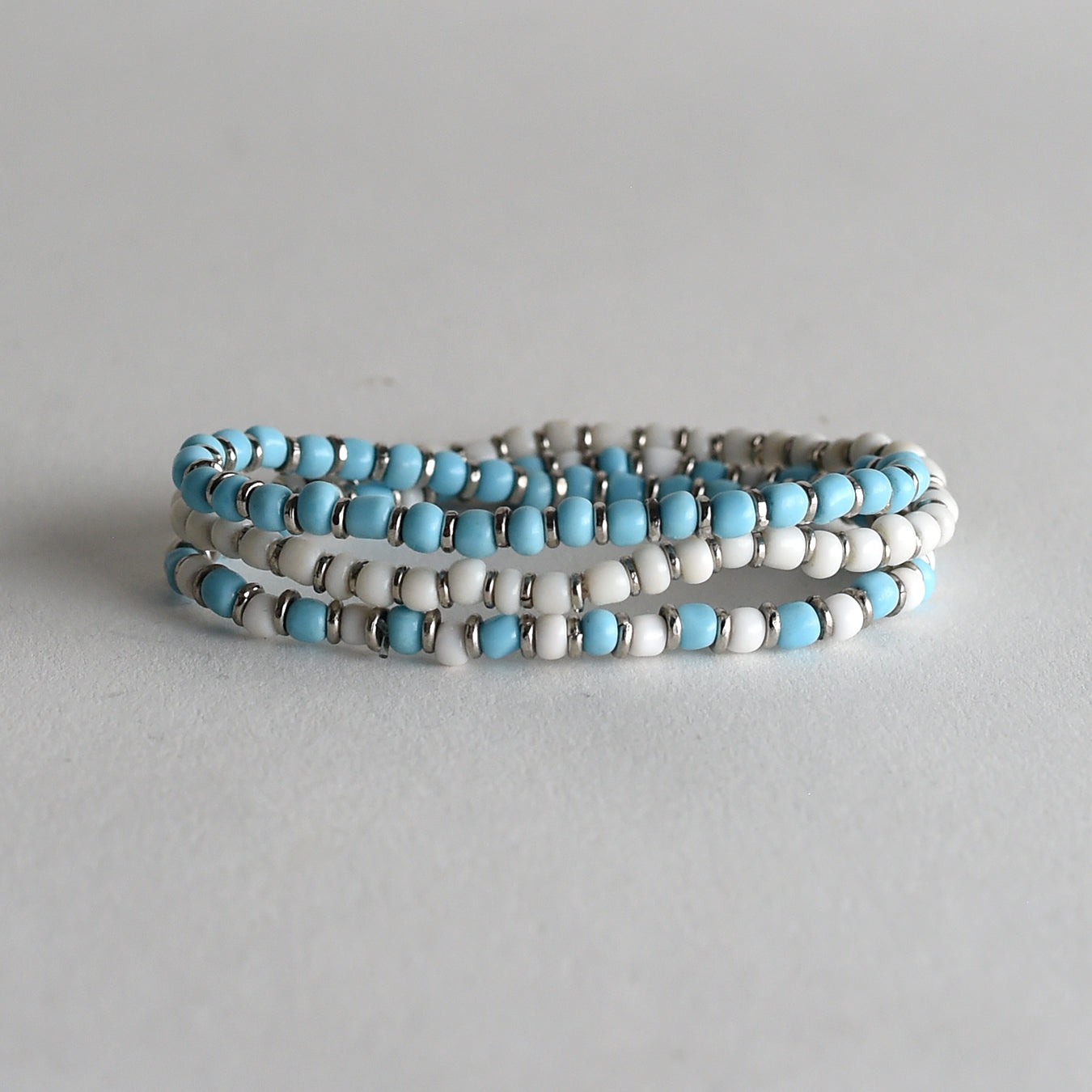 Glass Bead Bracelets (Set of 3)