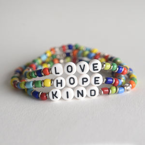 Glass Bead Bracelets (Set of 3)