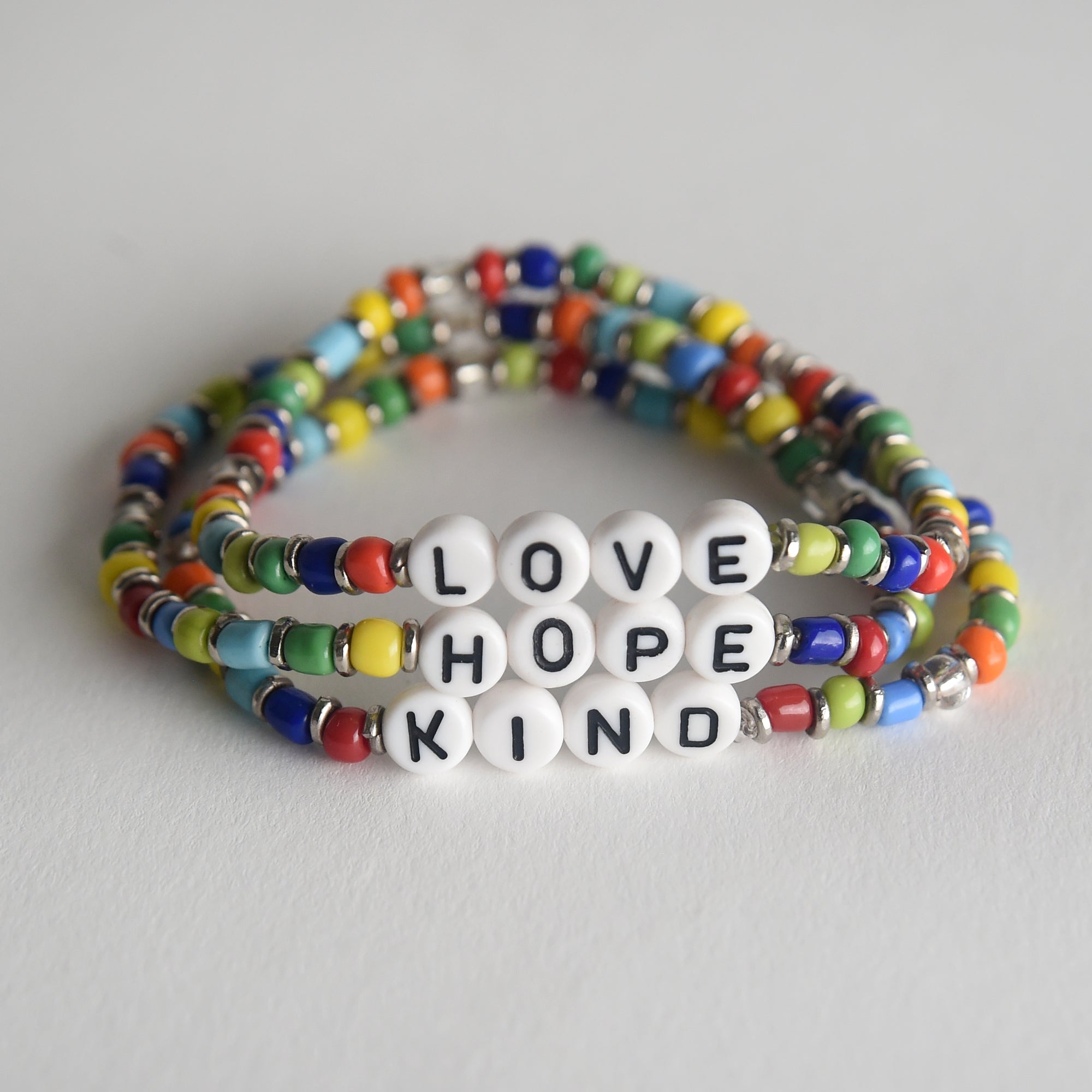Rangi Kioo (Rainbow Glass) Bracelets