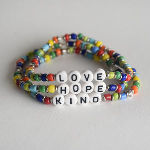 Rangi Kioo (Rainbow Glass) Bracelets