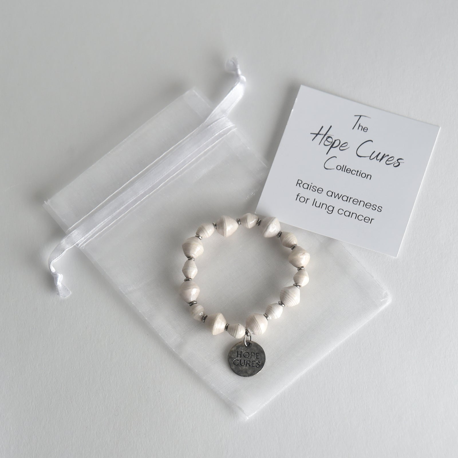 Lung Cancer Awareness Bracelet