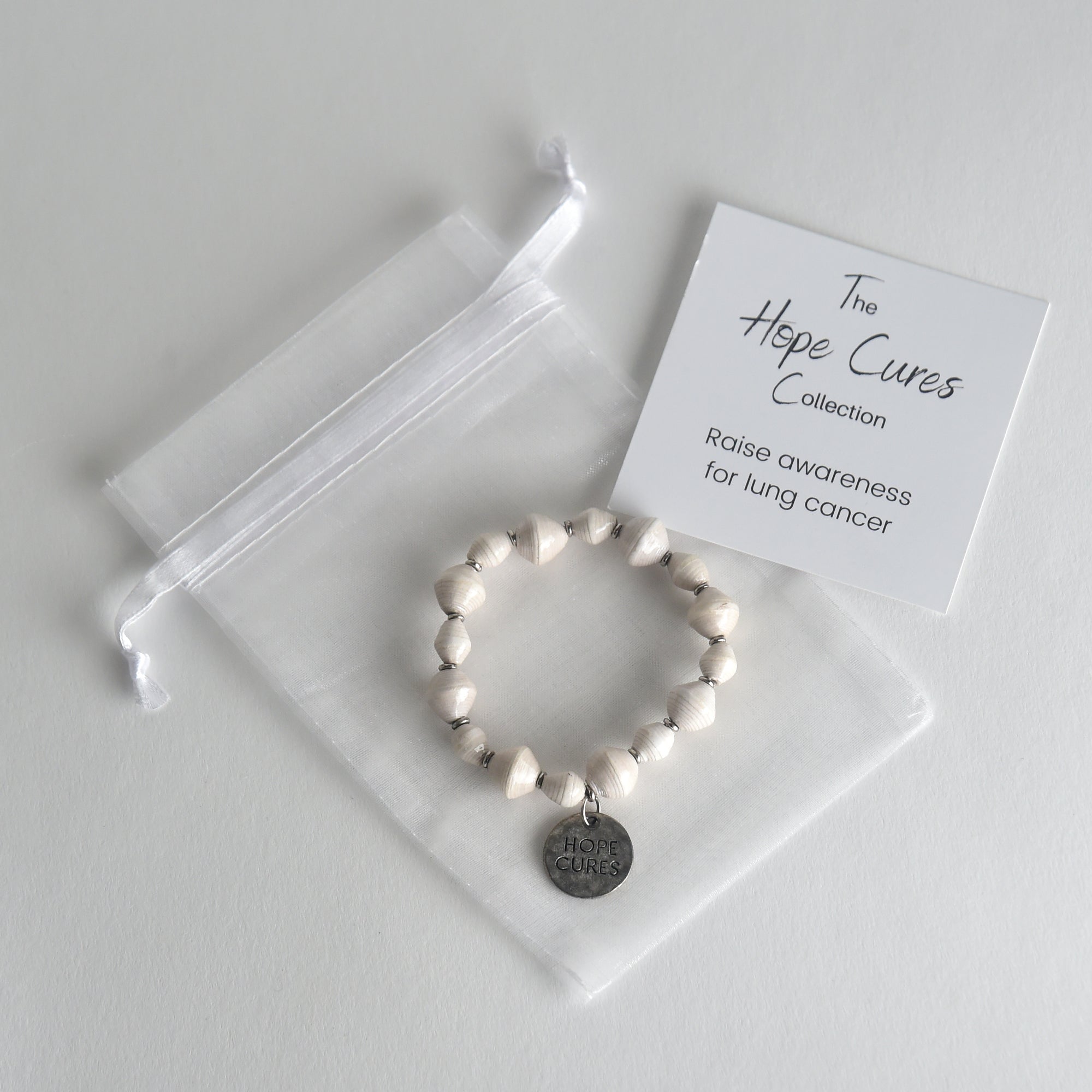 Lung Cancer Awareness Bracelet