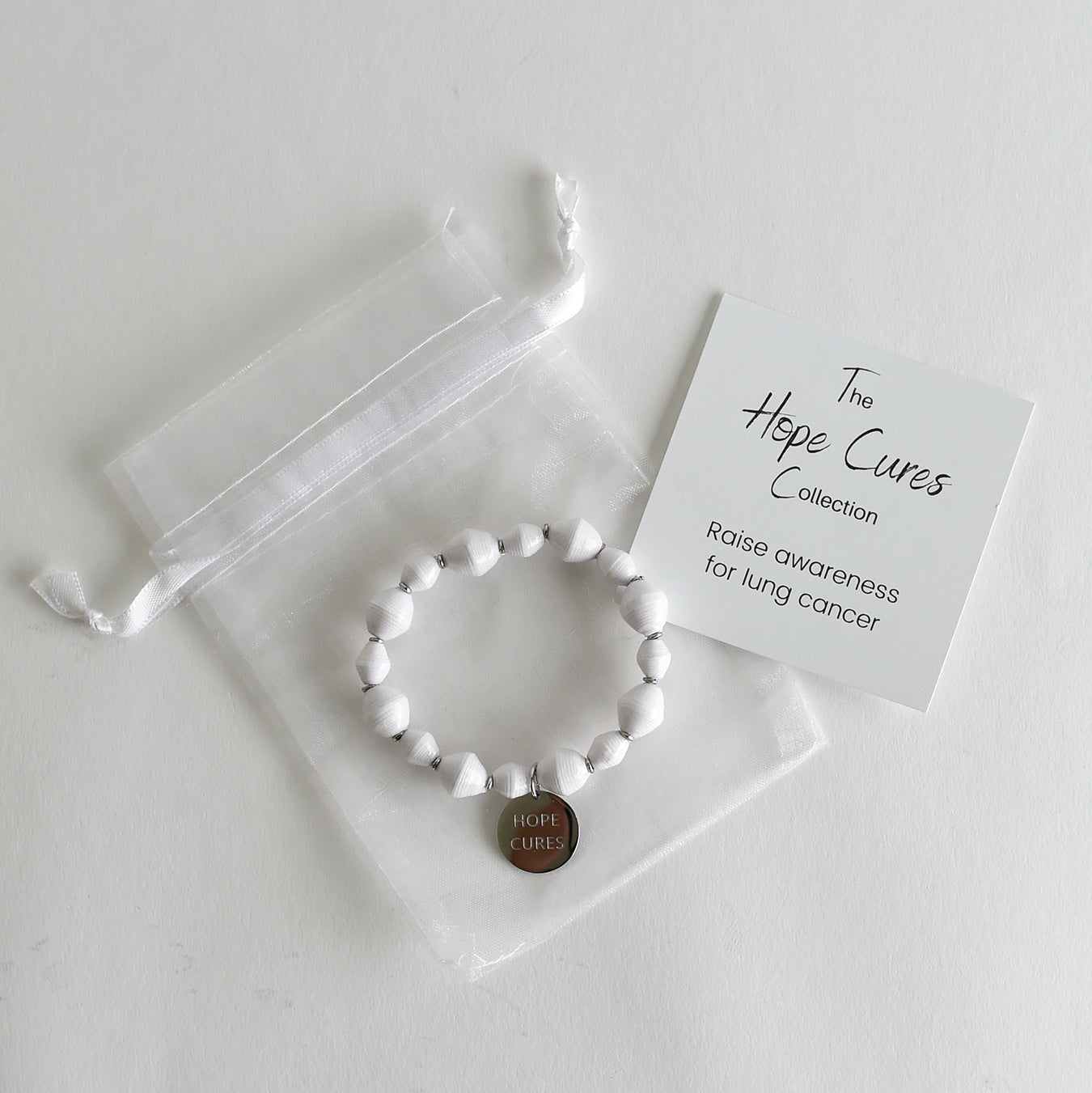 Lung Cancer Awareness Bracelet