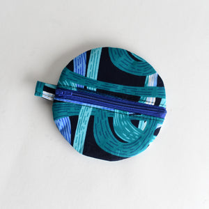 Handmade Round Fabric Coin Purse