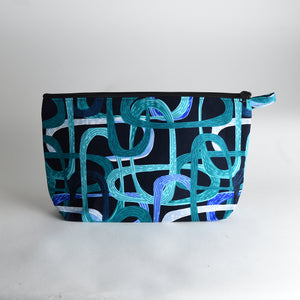 African Textile Cosmetic Bag