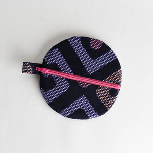 Handmade Round Fabric Coin Purse