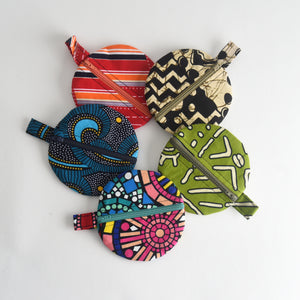 Handmade Round Fabric Coin Purse