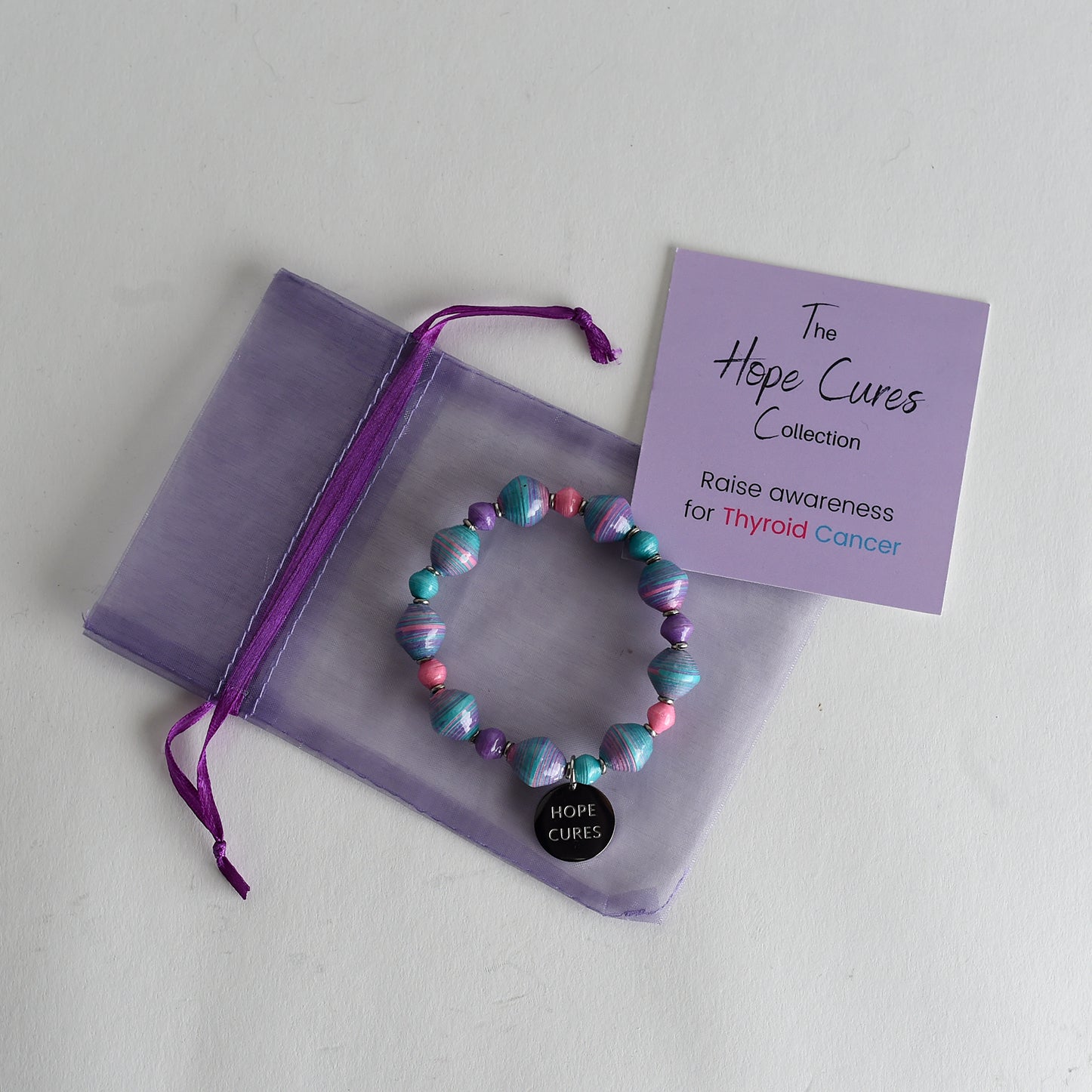 Thyroid Cancer Awareness Bracelet