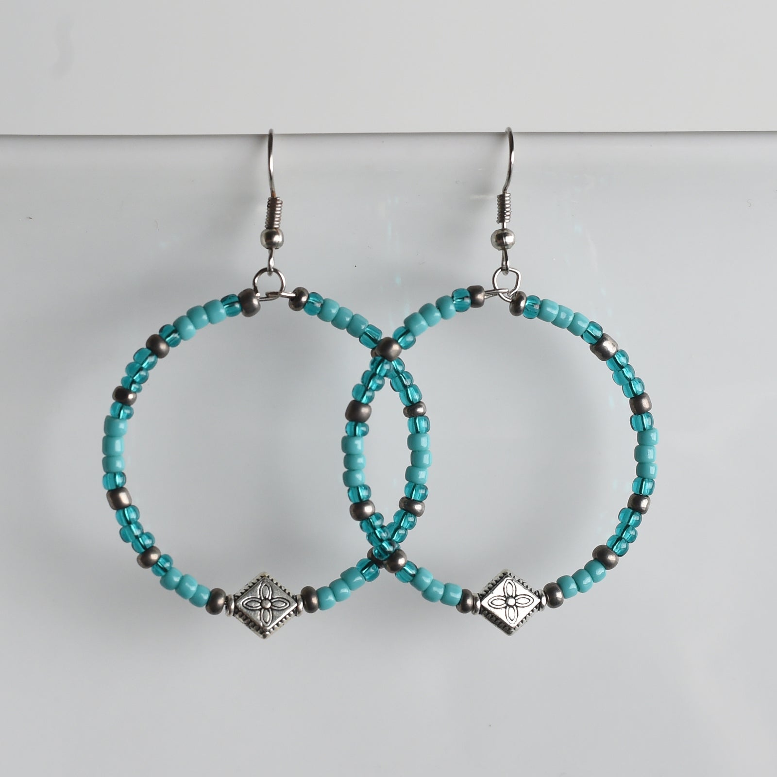 Njiwa (Dove) Hoop Earrings