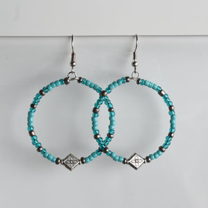 Njiwa (Dove) Hoop Earrings