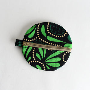 Handmade Round Fabric Coin Purse