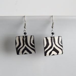 Geometric Bone Earrings