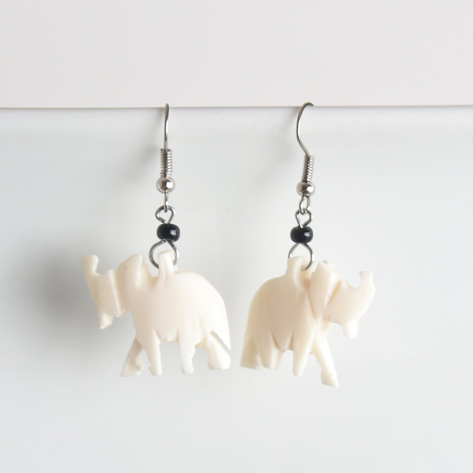 Figural Bone Earrings