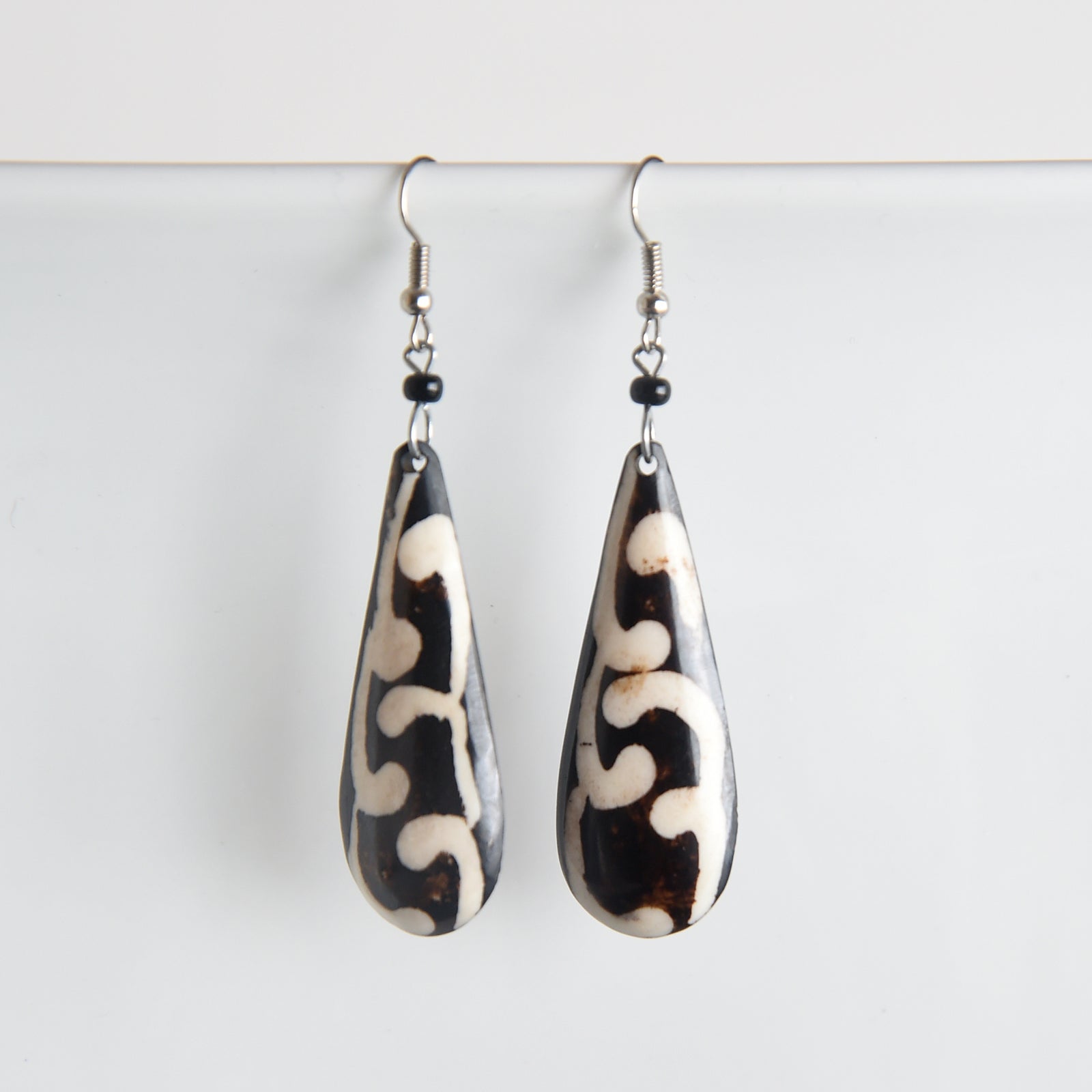 Geometric Bone Earrings