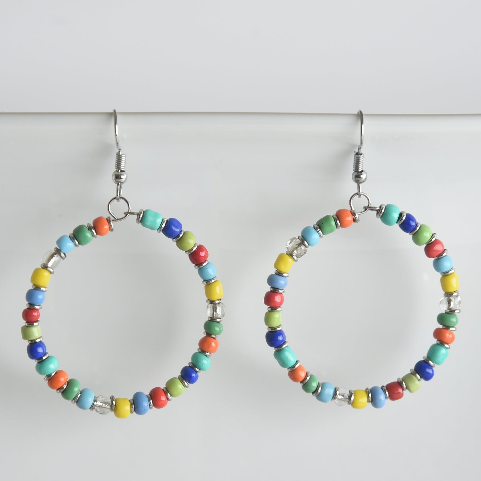 Rangi Kioo (Rainbow Glass) Earrings