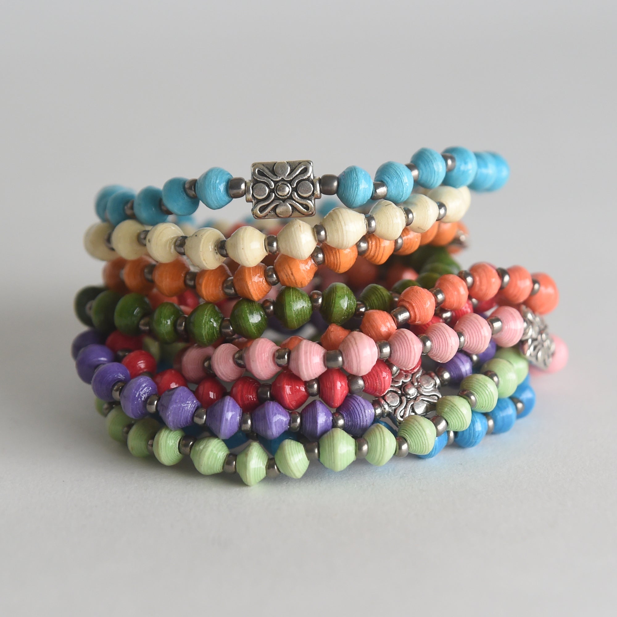 Ethically made paper bead bracelets - Project Have Hope