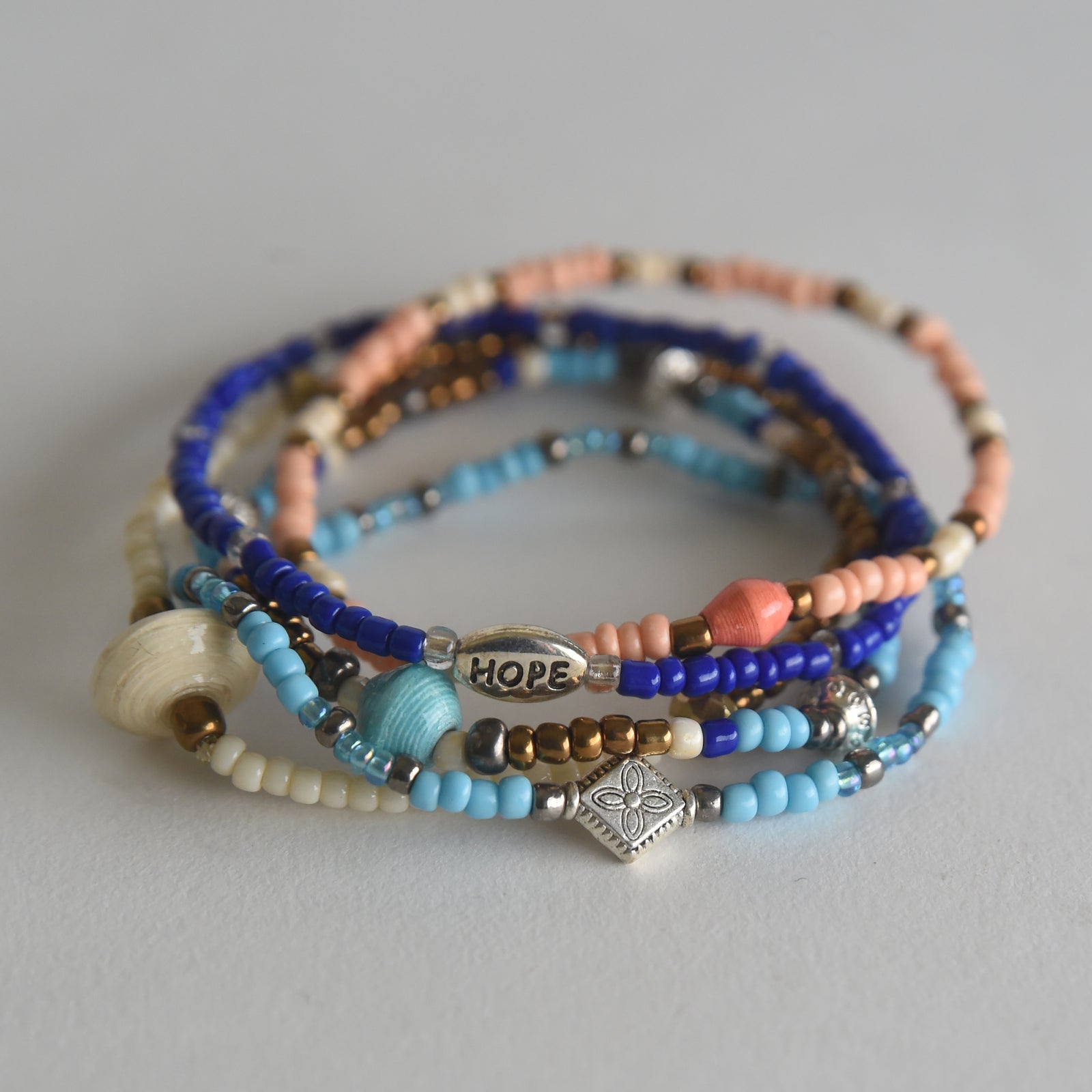 Njiwa (Dove) Bracelet Set of 5