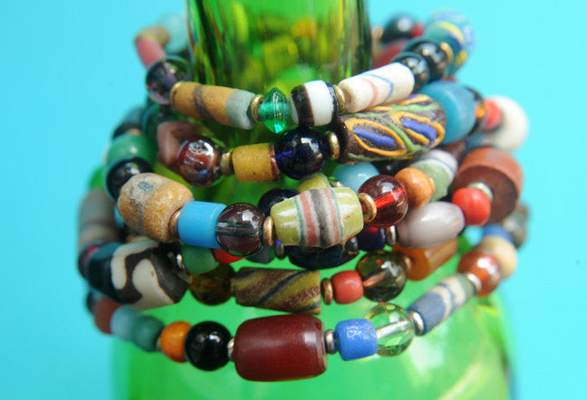 Recycled Glass Bead Bracelet - Project Have Hope