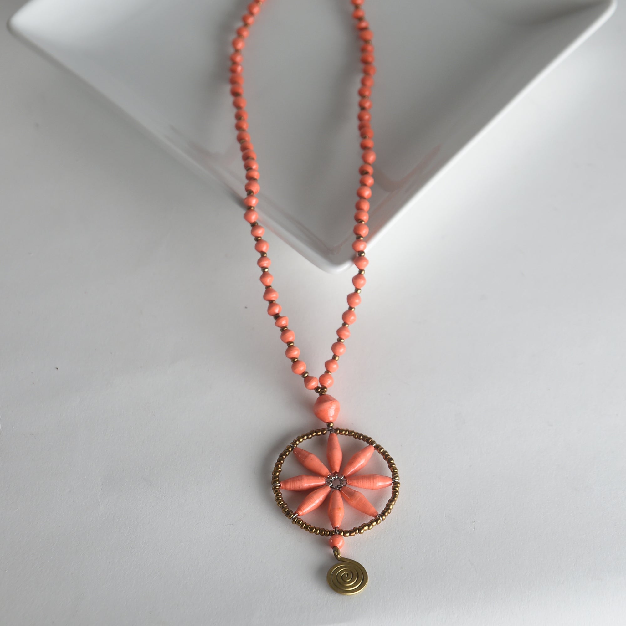 Bariki (Flower) Long Necklace