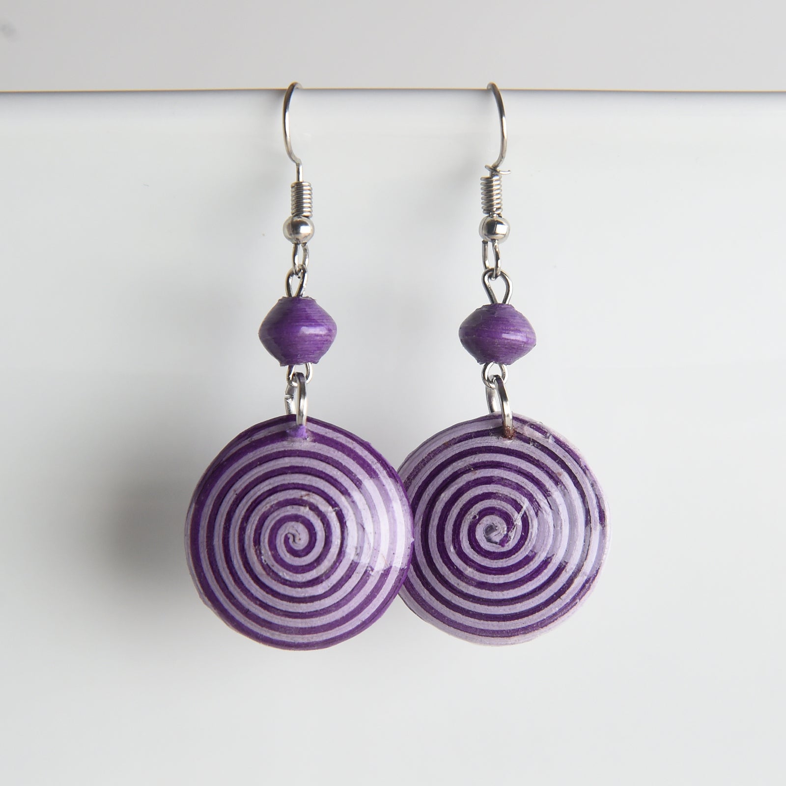 Wilobo (Earth) Spiral Earrings