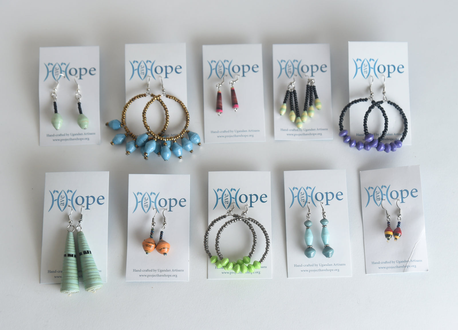 Paper Bead Earring Assortment